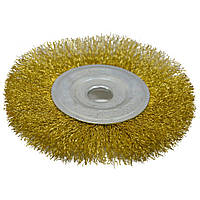 Щітка-крацовка дискова латунна 100х16 мм (718-052)