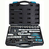 Набір головок та насадок 1/2" 1/4" (4-27 мм) Cr-V (752-111)