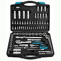 Набір головок та насадок 1/2" 1/4" (4-32 мм) Cr-V (752-113)