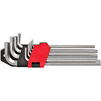 Набір ключів имбусовых Cr-V 9 шт. (1,5-10 мм) видовжені (749-112)