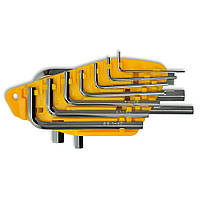 Набір ключів имбусовых Cr-V 10 шт. (1,5–10 мм) (749-110)