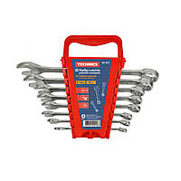 Набір ключів рожково-накидних Cr-V 8 шт (748-921)