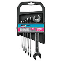 Набір ключів ріжкових двосторонніх Cr-V 6 шт (748-910)