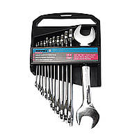 Набір ключів ріжкових двосторонніх Cr-V 12 шт (748-912)