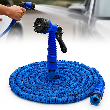 Шланг садовий для поливу 120 м, 7 режимів, з розпилювачем V-HOSE PRO, iC227 / Поливальний шланг для саду