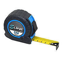 Рулетка обрезиненный корпус, 2 фунції 5 м/25 мм (715-145)