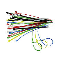 Набір кольорових затяжних ремінців, 30 шт 2,5х150 мм (723-203)