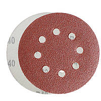 Коло абразивний з отворами 125 мм, 5 шт. № 80 (718-453)