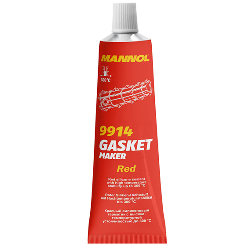 Герметик силіконовий червоний MANNOL Gasket Maker Red 9914, 85 г, фото 1