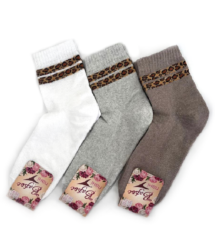 Шкарпетки жіночі/підліткові Лео повна махра 21-23 р. світле асорті (12 пар!) (Зимові) Варос, фото 1