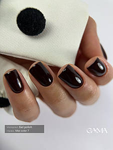 Гель-лак Max Color Ga&Ma Макс Колор 007 Black Brown, 10 мл