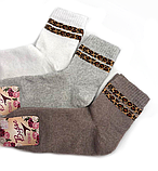 Шкарпетки жіночі/підліткові Лео повна махра 21-23 р. світле асорті (12 пар!) (Зимові) Варос, фото 5