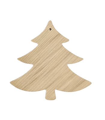 Дерев'яна заготовка ялинка для творчості, декупажу 10,5x11 см / Дерев'яні заготовки для декору