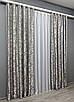Шторна тканина жакард, колекція "Вензель". Колір сірий. Код 293ш, фото 10