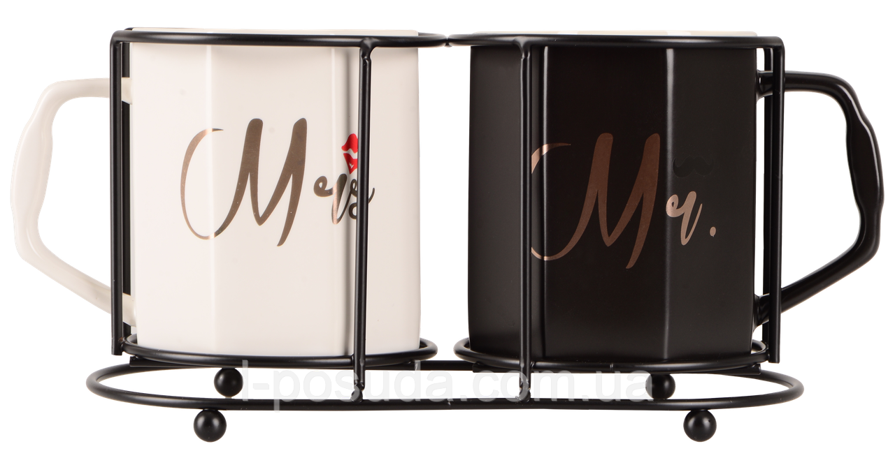 Набір чашок LED My Kiss, 2x400 мл (7133158), фото 1