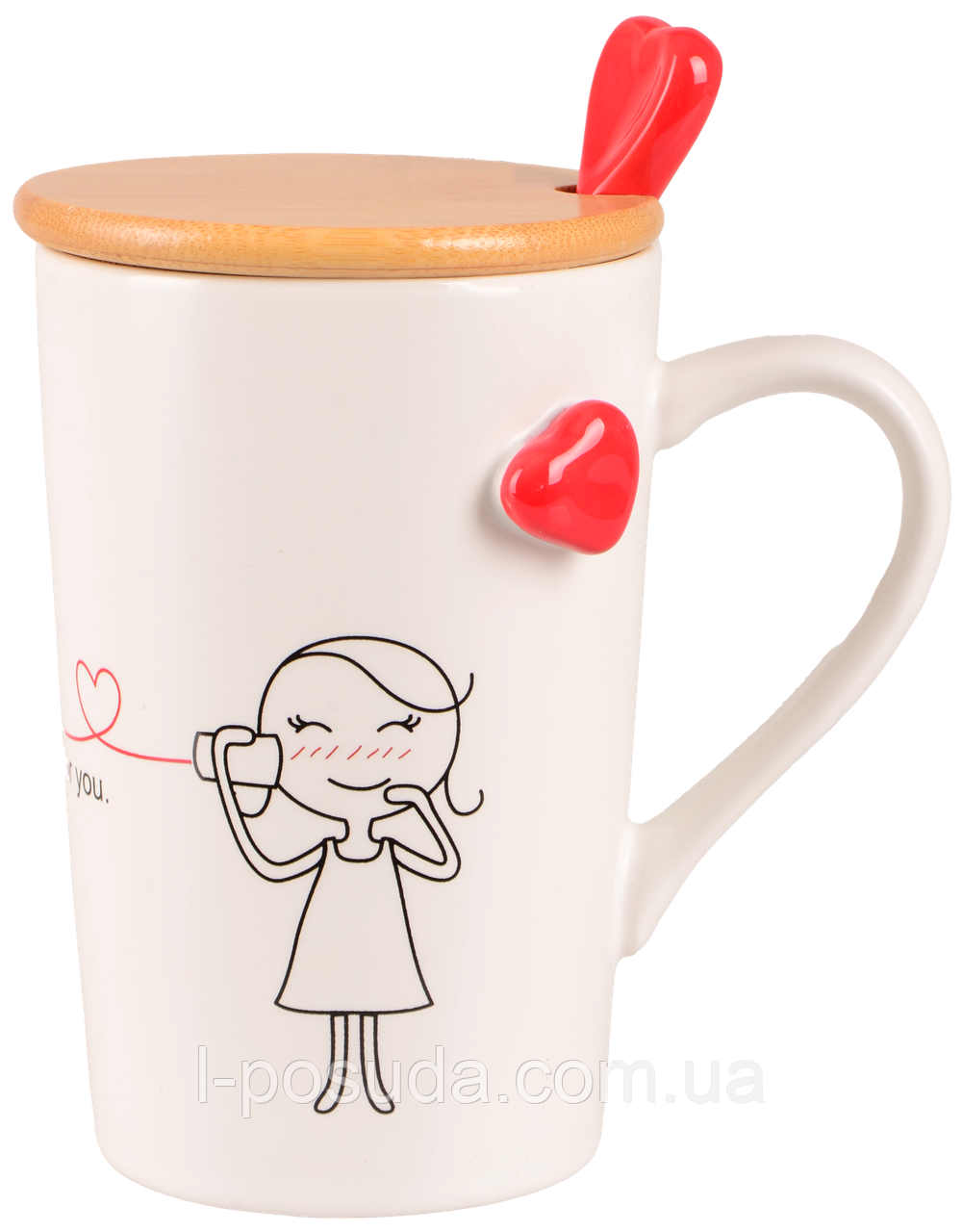 Чашка LED Love Is B, 360 мл (7133175), фото 1