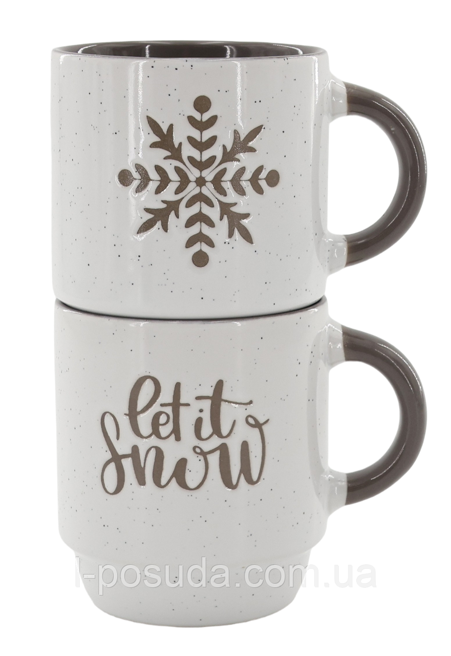 Набір чашок Limited Edition NY Warmly Green Grey, 2х320 мл (7133566), фото 1