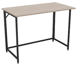 Комп'ютерно-пісямний складаний стіл Fold FL1000 (1000х600х750Н) чорний Дуб сонома AMF