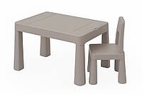 Комплект дитячих меблів (стіл, стілець) Tega Baby Teggi Multifun Stone (TI-011-177-1)
