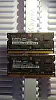 Для ноутбука 16Gb (2x8GB) DDR3 1600MHz Elpida PC3 12800S 2Rx8 RAM Оперативна пам'ять