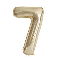 Кулька цифра 7 фольгована 40 дюймів шампань