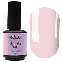Рідкий гель з пензликом Light Gel 002 Komilfo, 15 мл