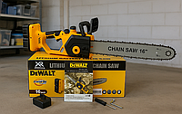 Ручная цепная пила для дерева DeWalt Бесщеточная цепная пила Аккумуляторные пилы для дачи Аккумуляторная цепная ручная пила