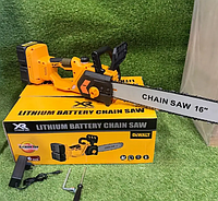 Дачная пилка АКБ пила для обрезки сада Цепная пила для пилы деревьев Аккумуляторная цепная пила для профессионалов