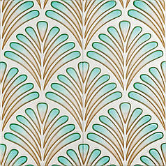 Панель стінова 3D 680х680х4мм Коричнево-зелений візерунок SW-00001988