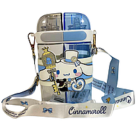 Пляшка на 2 відділення LM №75570-1 (75571) "Sinnamoroll" преміум-класу з ручкою через плече