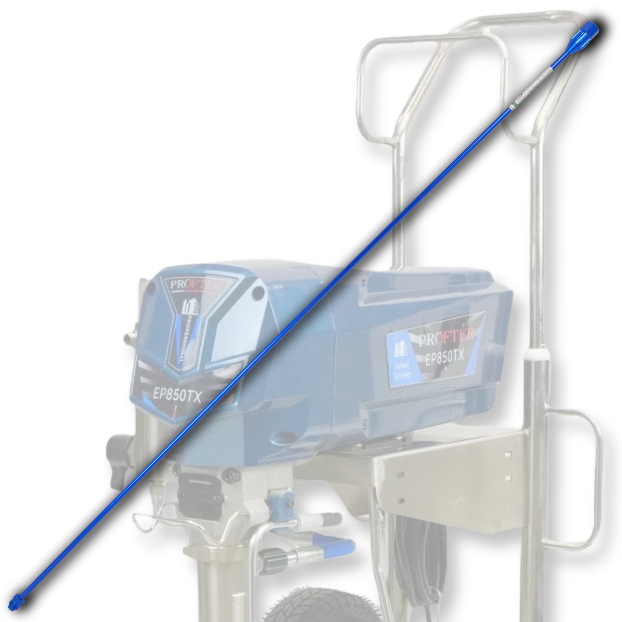 Подовжувач-вудочка для безповітряного фарбувального пістолета Profter 150 см (Blue), фото 1