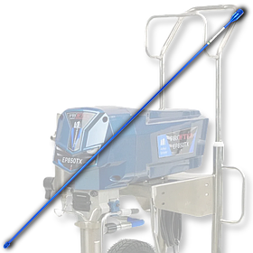 Подовжувач-вудочка для безповітряного фарбувального пістолета Profter 150 см (Blue)