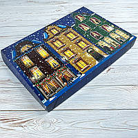 *10 шт* / Коробка / 400х280х40 мм / Адвент календар / Друк-Різдвяне місто / 24 віконця