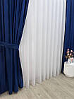 Оксамитові(велюрові) однотонні штори турецької якості. Колір: темно-синій, фото 6
