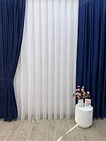 Оксамитові(велюрові) однотонні штори турецької якості. Колір: темно-синій