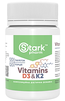 Vitamins D3 & K2 Stark Pharm 120 таблеток