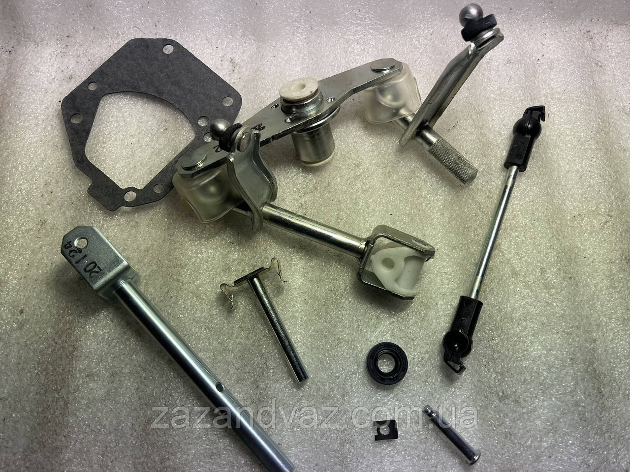 Комплект куліси КПП (павук) і шток вибору передач Ланос Lanos Лачетті Lacetti Корея оригінал у зборі 96332660