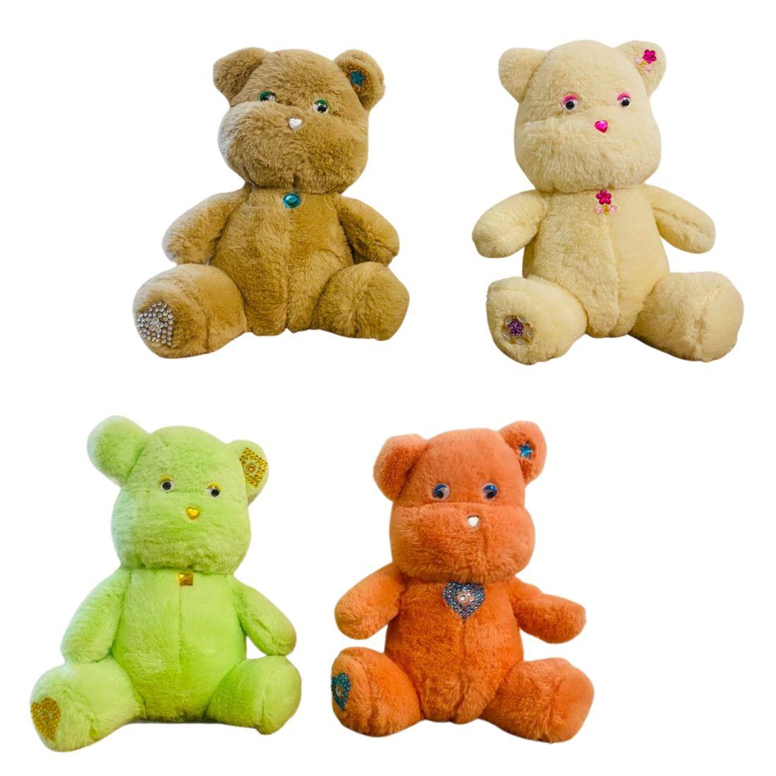 Ведмедик сидячий, 27 см, 4 кольори, фото 1