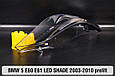 Скло фари BMW 5 E60 E61 LED shade (2003-2010) дорест праве, фото 6