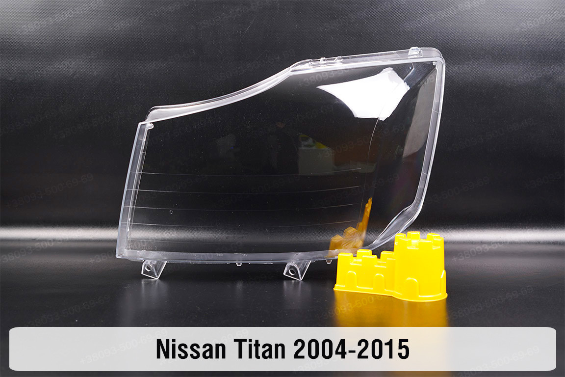Скло фари Nissan Titan (2004-2015) ліве, фото 1