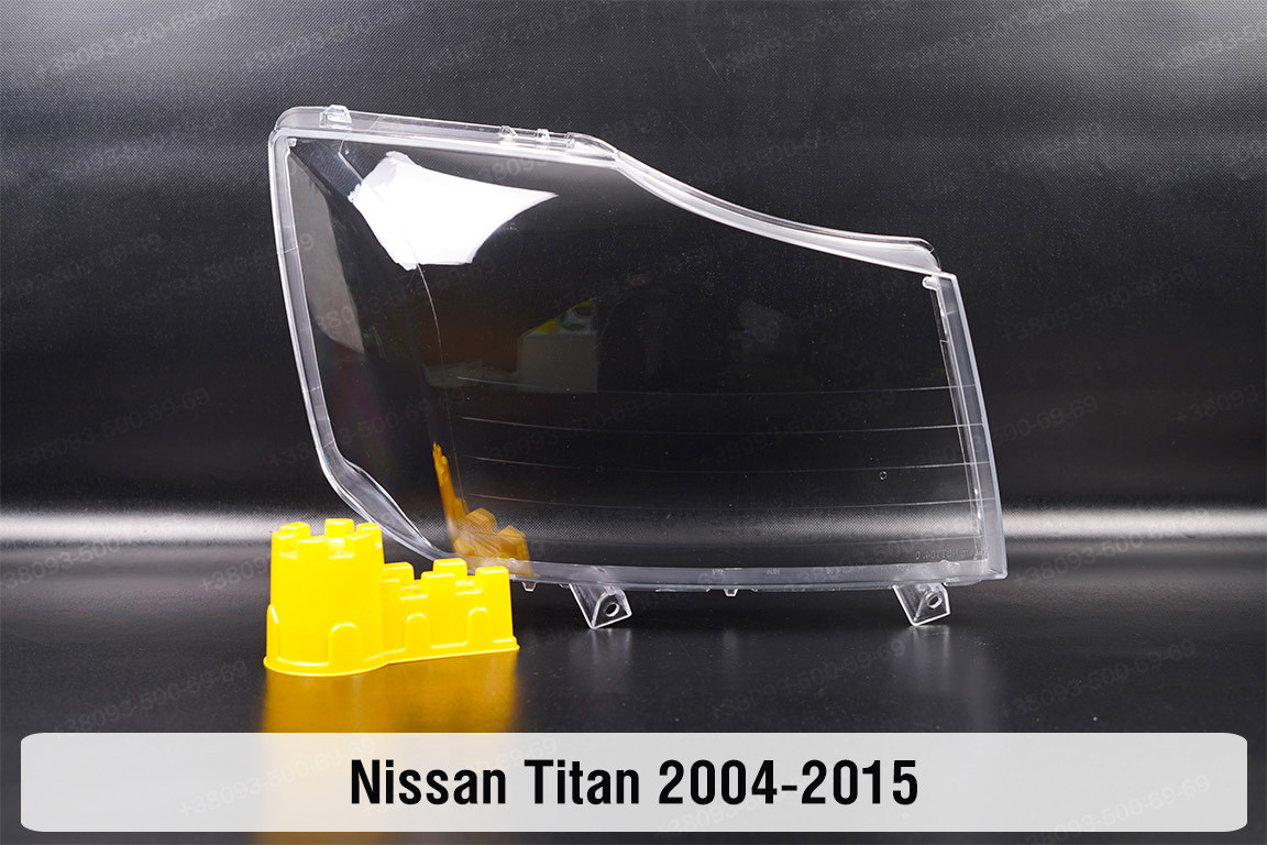 Скло фари Nissan Titan (2004-2015) праве, фото 1