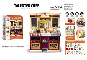 Кухня 922-135 (4) висота 83 см, 85 елементів, 2 режими витяжки, мелодії, світло, звук, парогенератор, помпова подача води, посуд,