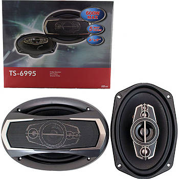 Автомобільні динаміки 6"х9", 600Вт, TS 6995 / Автомобільні колонки в машину / Автоакустика / Автодинаміки