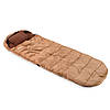 Спальний мішок Ranger 4 season Brown RA-5515B зимовий з чохлом та подушкою теплий, фото 4
