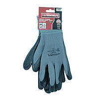 Рукавички поліестер з нітриловим покриттям Haisser 211436