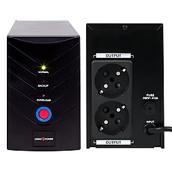 0,39кВт ДБЖ із апроксимованою синусоїдою 12V, LP 650VA / Джерело безпербійного живлення / Безперебійник