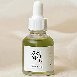 Заспокійливий серум для обличчя, 30мл, BEAUTY OF JOSEON Calming Serum: Green Tea + Panthenol / Сироватка для обличчя
