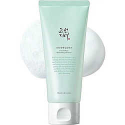 Гель-пінка для вмивання обличчя 100 мл, Beauty of Joseon Green Plum Refreshing Cleanser / Очіщувальний гель для обличчя