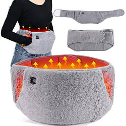 Зігріваючий пояс для спини та рук, від USB, 105см / Електрична грілка для рук / Пояс грілка для живота та спини / Електрогрілка