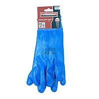 Рукавички поліестер з нітриловим покриттям Haisser 211437